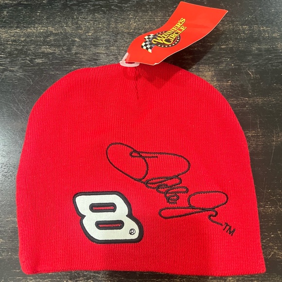 Dale Earnhardt Jr #8 Red Color Knit Beanie - Officially Licensed - Brand New - Picture 5 of 6